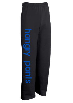 Cranky Pants Unisex Lounge Pants | Big and Comfy Black Sweatpants