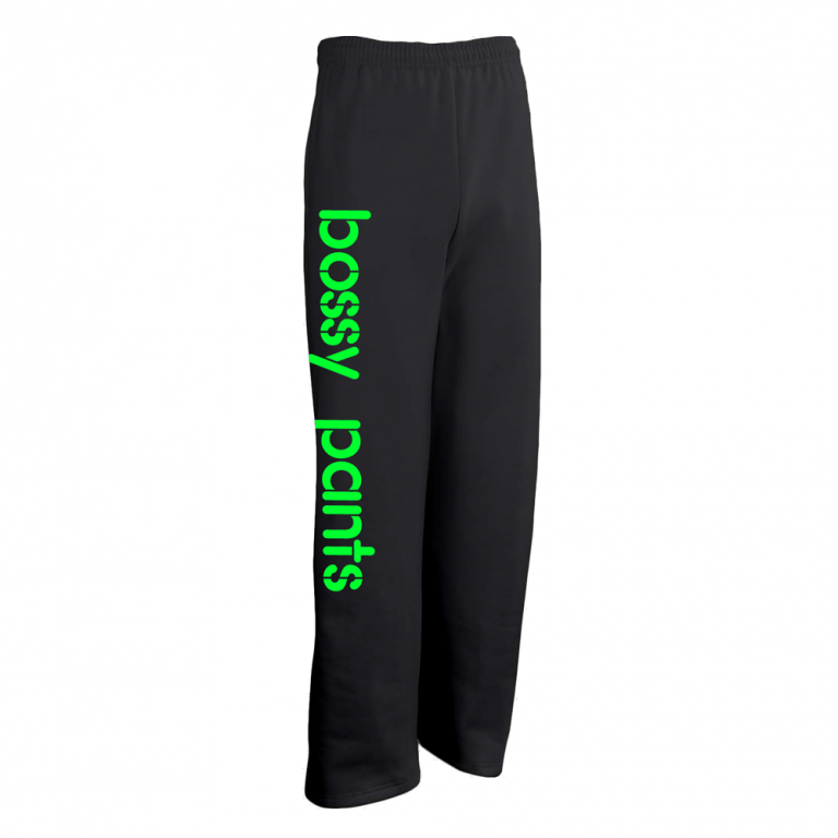 black comfy sweatpants