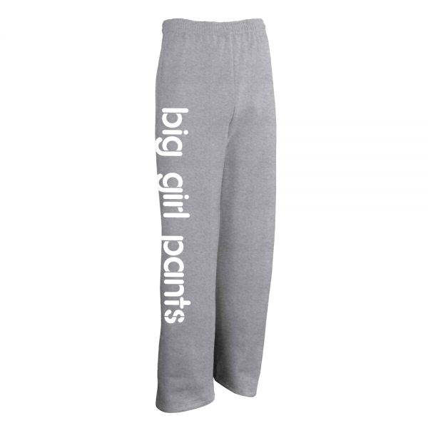 Cranky Pants Unisex Lounge Pants | Big and Comfy Grey Sweatpants